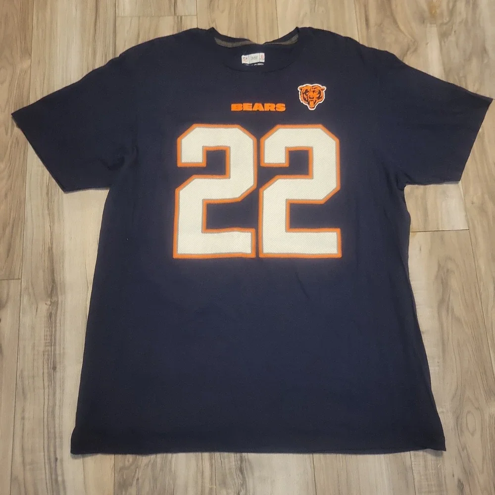 Matt Forte #22 Chicago Bears  NFL T-Shirt Mens XL Blue Tee NFL Team Apparel